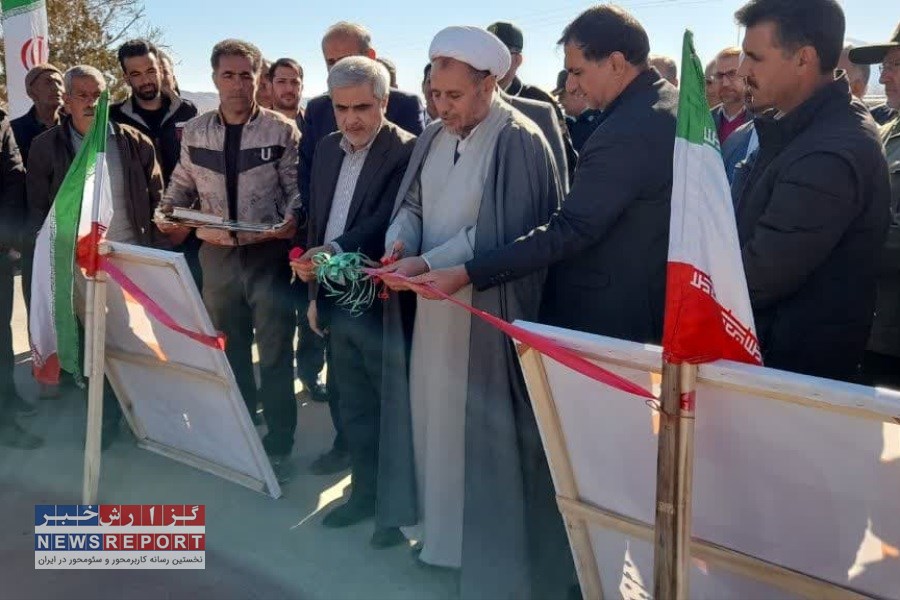 طرح آسفالت پروژه های روستاهای سنگبر و خوی سفید شهرستان بوانات افتتاح شد