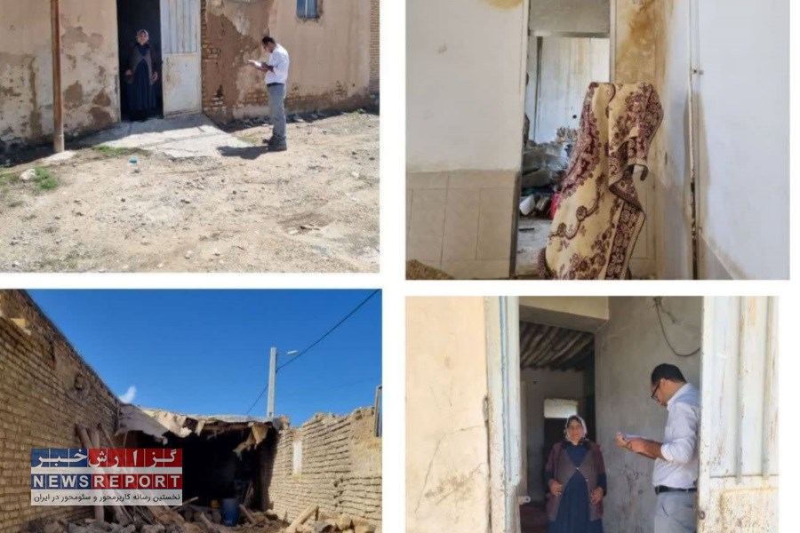 ارزیابی میزان خسارت وارده بر اثر بارندگی‌های اخیر در سطح شهرستان خرم‌بید