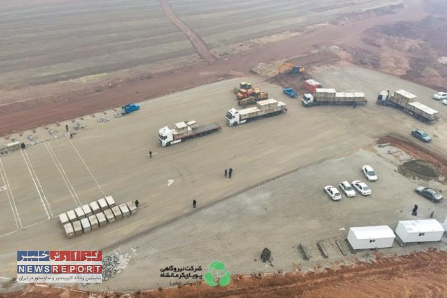 نیروگاه پویای کرمانشاه آماده تجهیز 11 هزار پنل خورشیدی شد