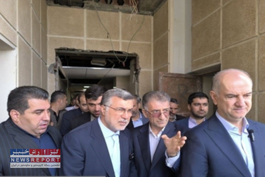 بازدید وزیر بهداشت از پروژه مقاوم‌سازی و تکمیل بیمارستان ثلاث باباجانی