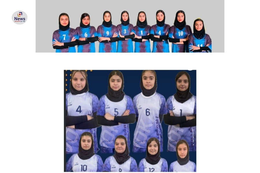 حضور دو تیم از بخش وراوی در مسابقات والیبال نونهالان استان فارس