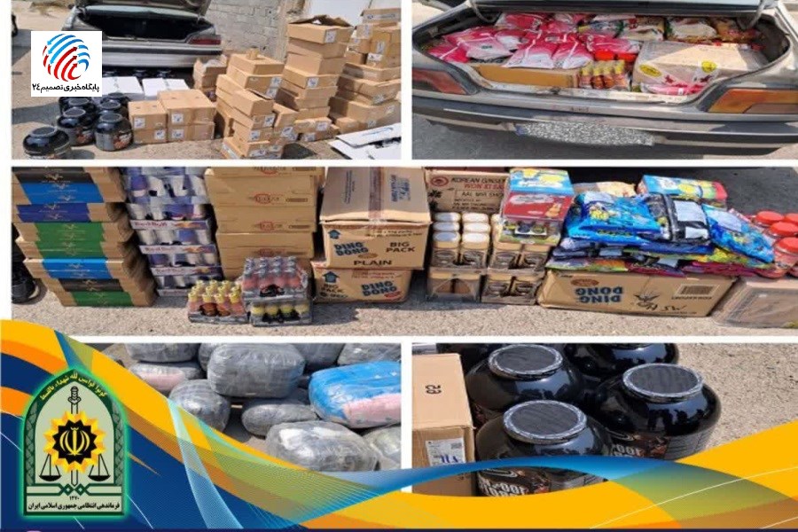 توقیف کالاهای فاقد مجوز ۵۰ میلیاردی در لامرد