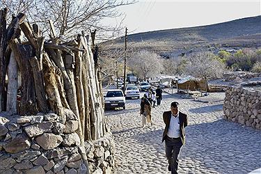 تصویر بهاری زیبا ودلنشین در روستای میمند کرمان