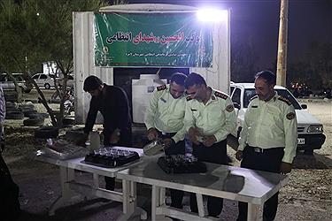 تصویر حضور مردم لامرد در پیاده‌روی جاماندگان اربعین به روایت تصویر